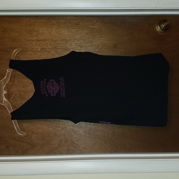 Pink & Black Tank Top | Harley-Davidson - Picture 6 of 7